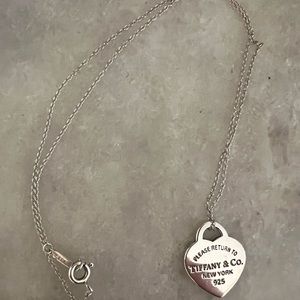 Tiffany & Co Heart Tag Necklace